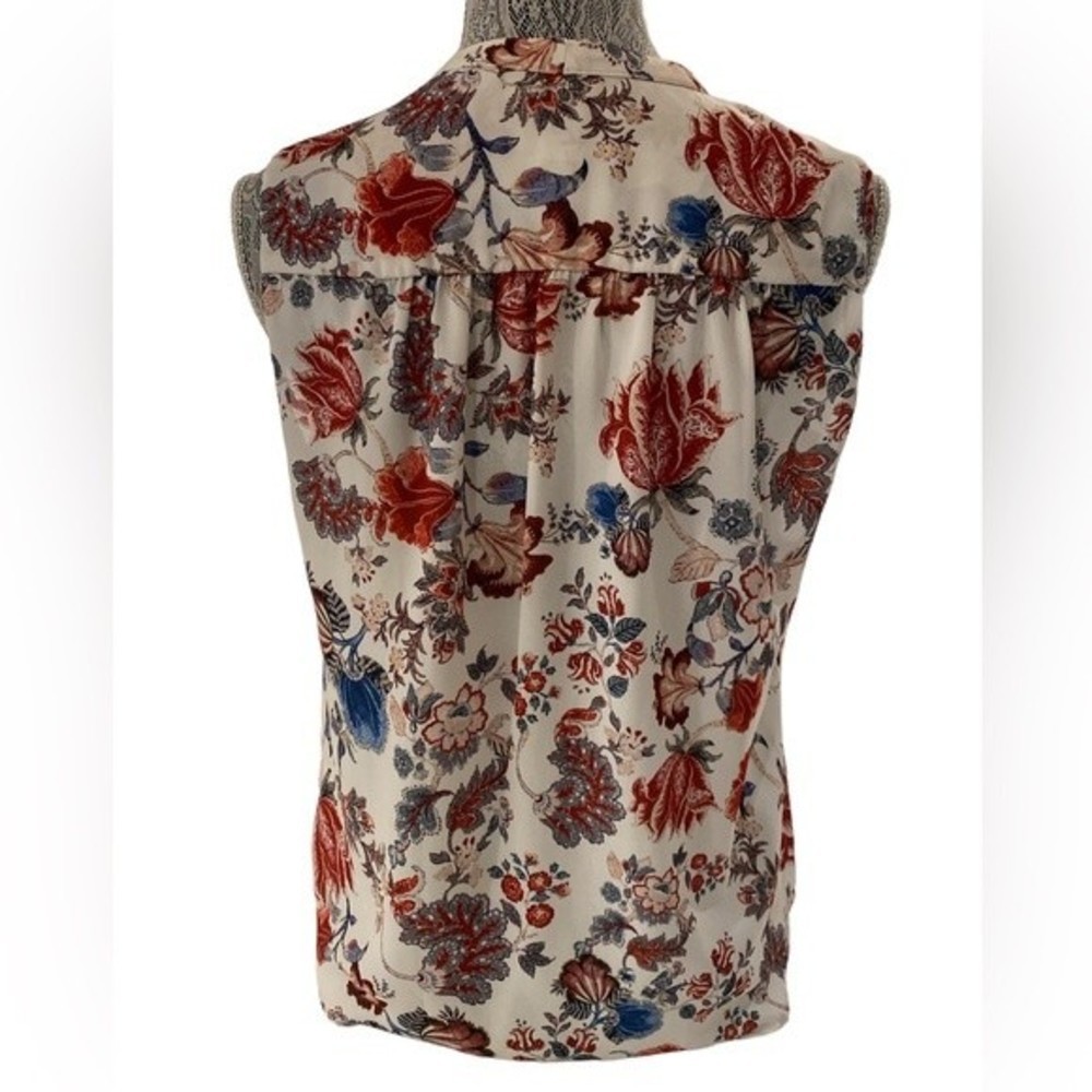 Adrienne Vittadini - sleeveless floral blouse | Size Small - Picture 2 of 4